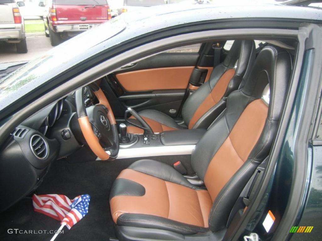 Black/Chaparral Interior 2005 Mazda RX-8 Standard RX-8 Model Photo #47872391