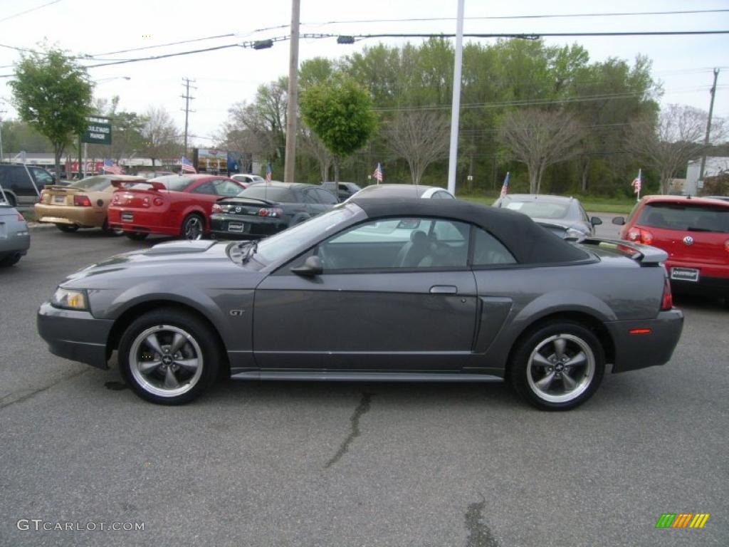 2003 Mustang GT Convertible - Dark Shadow Grey Metallic / Dark Charcoal photo #2
