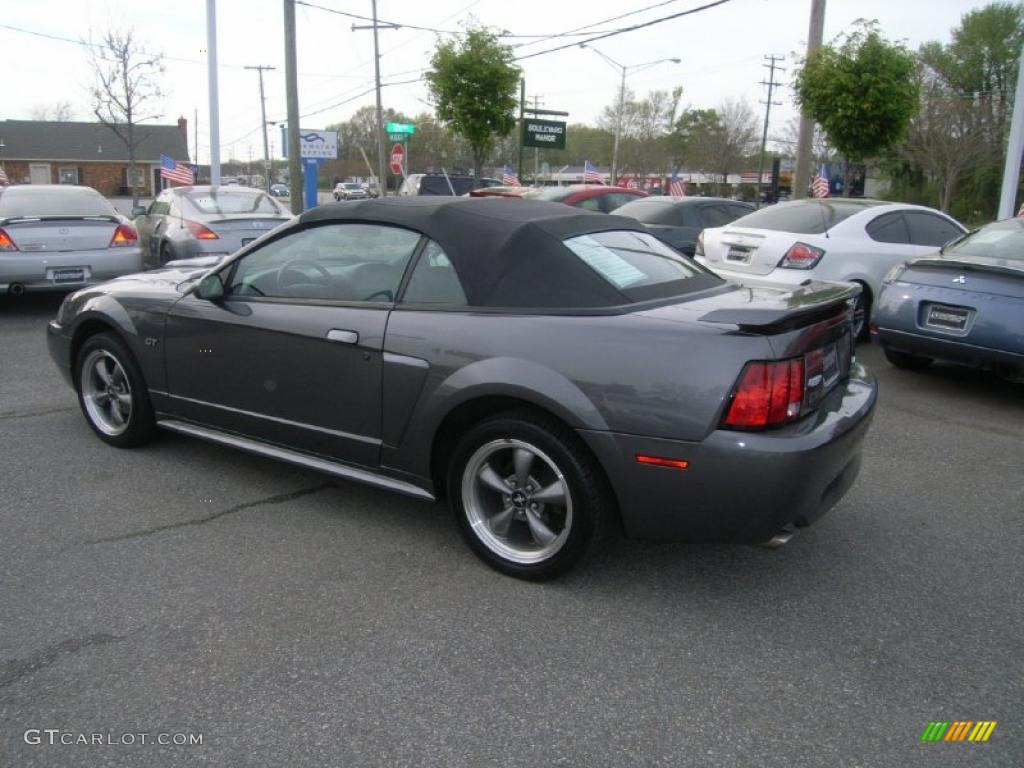 2003 Mustang GT Convertible - Dark Shadow Grey Metallic / Dark Charcoal photo #3