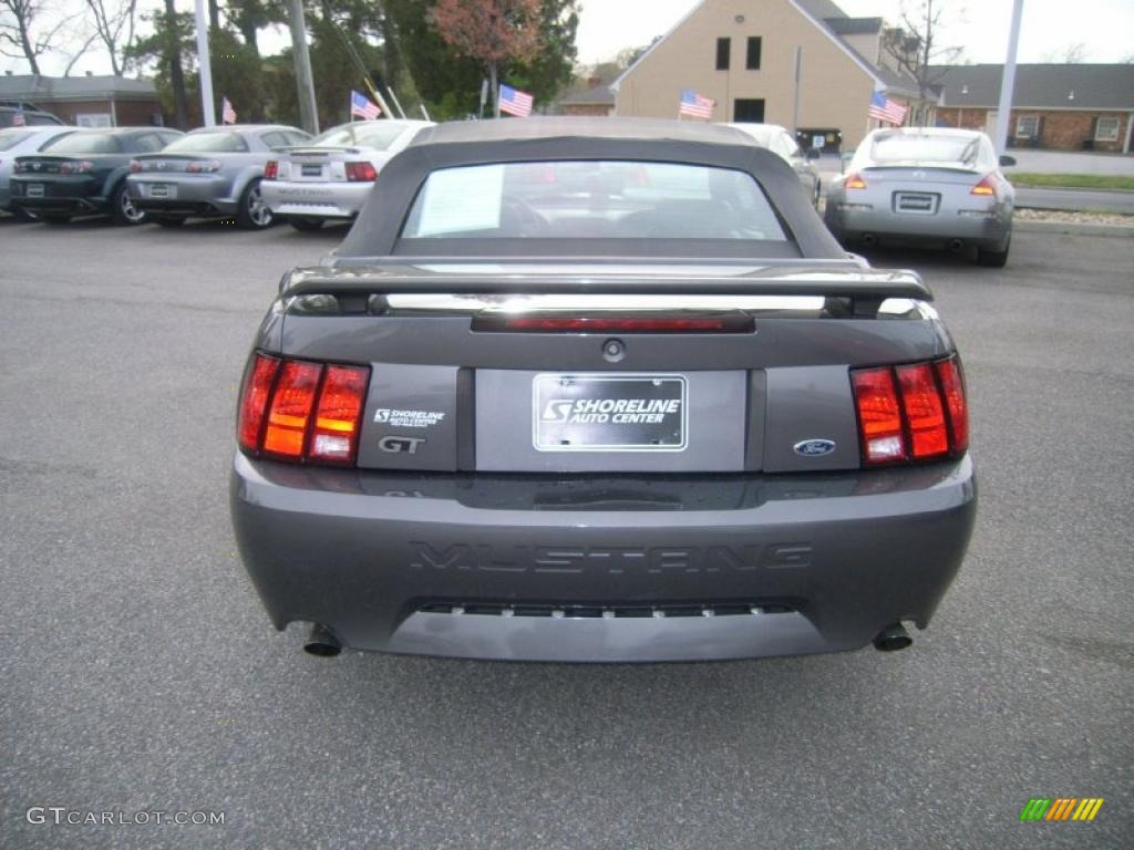 2003 Mustang GT Convertible - Dark Shadow Grey Metallic / Dark Charcoal photo #4