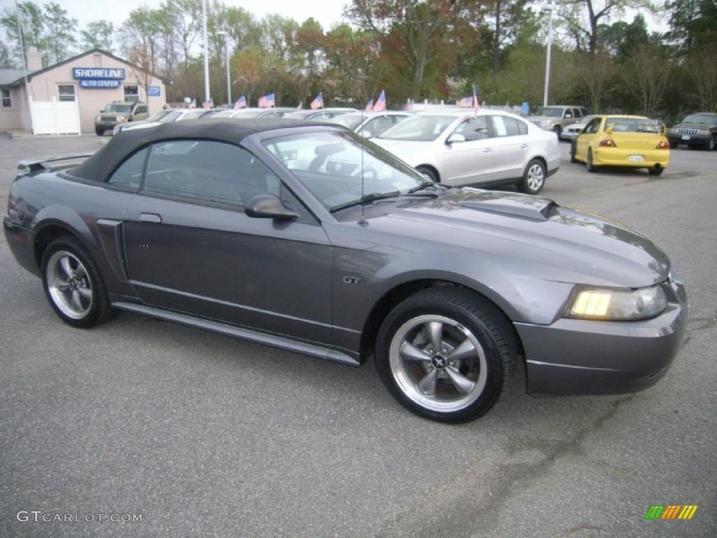 2003 Mustang GT Convertible - Dark Shadow Grey Metallic / Dark Charcoal photo #7