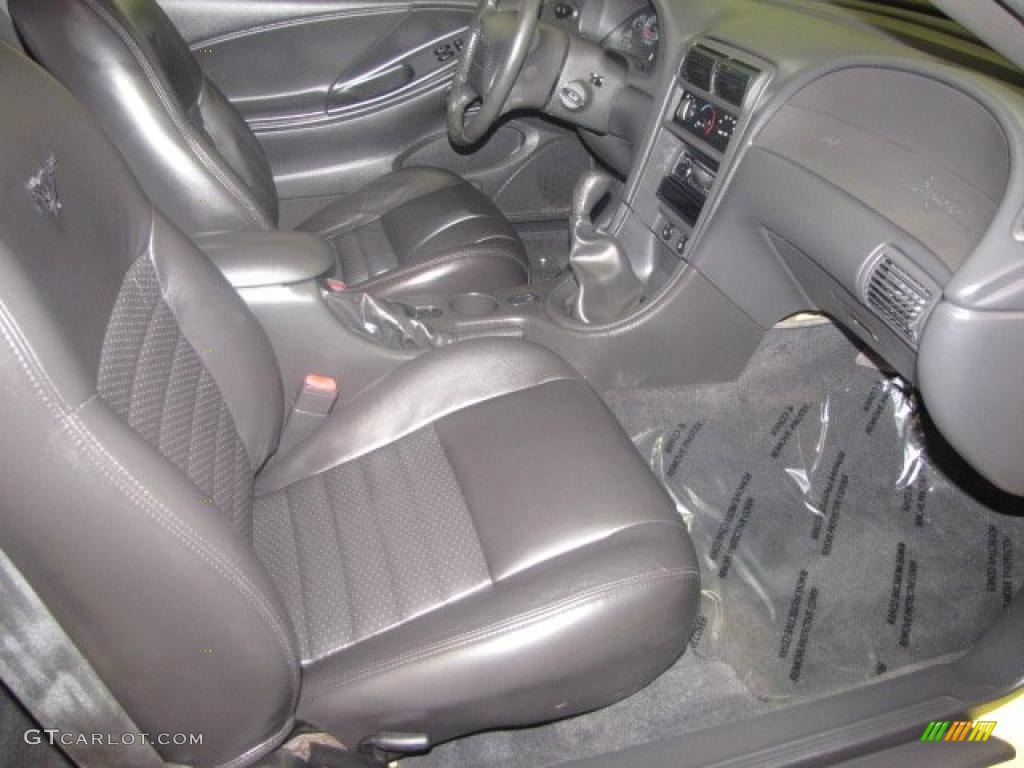 Dark Charcoal Interior 2003 Ford Mustang GT Coupe Photo #47873363