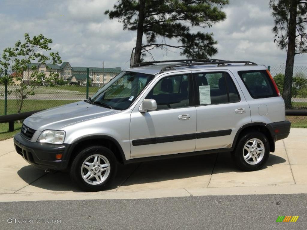 1999 CR-V EX 4WD - Sebring Silver Metallic / Charcoal photo #9