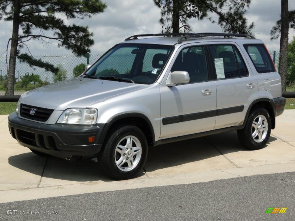 1999 CR-V EX 4WD - Sebring Silver Metallic / Charcoal photo #10