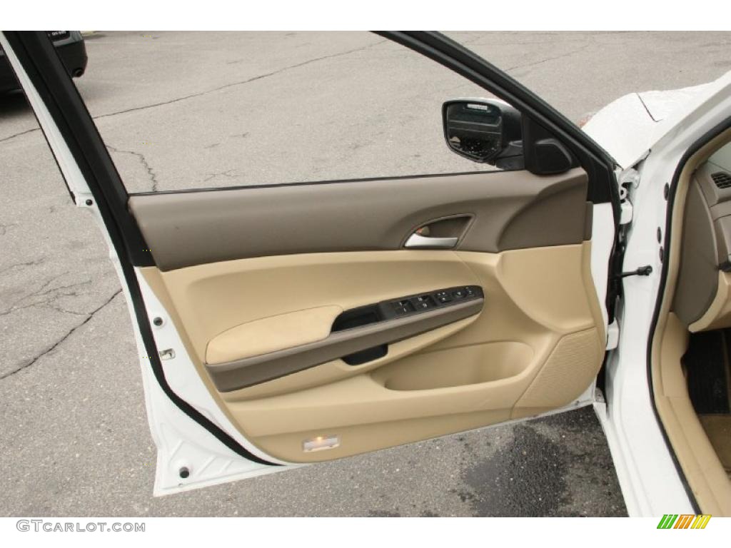 2008 Accord LX-P Sedan - Taffeta White / Ivory photo #12