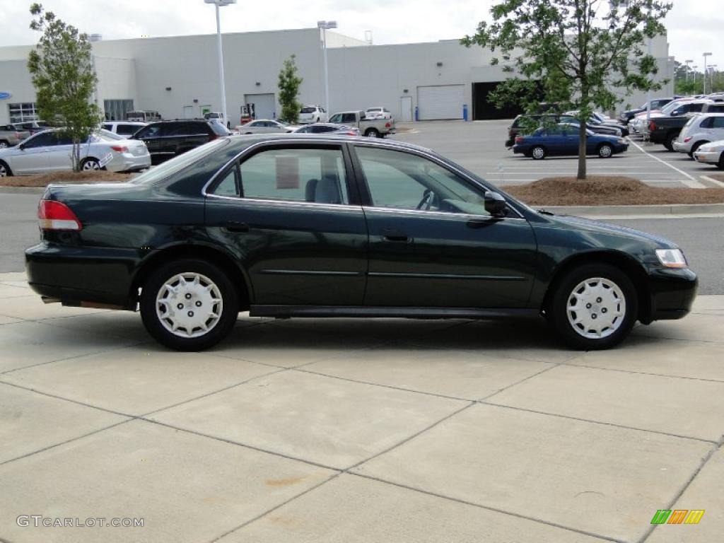 2001 Accord LX Sedan - Dark Emerald Pearl / Ivory photo #4