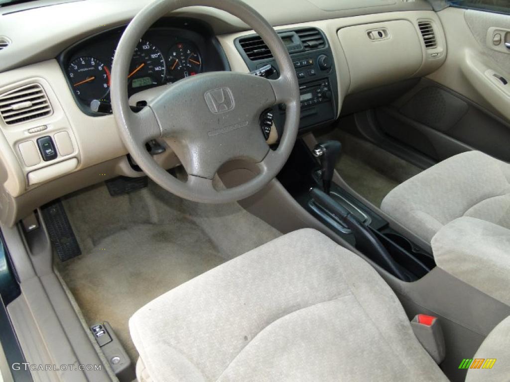 Ivory Interior 2001 Honda Accord LX Sedan Photo #47874098