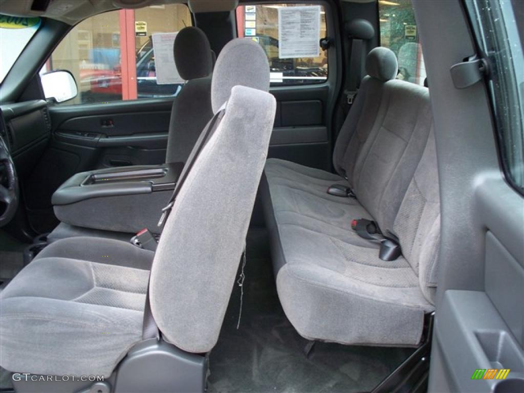 2005 Silverado 1500 LS Extended Cab 4x4 - Dark Gray Metallic / Dark Charcoal photo #13