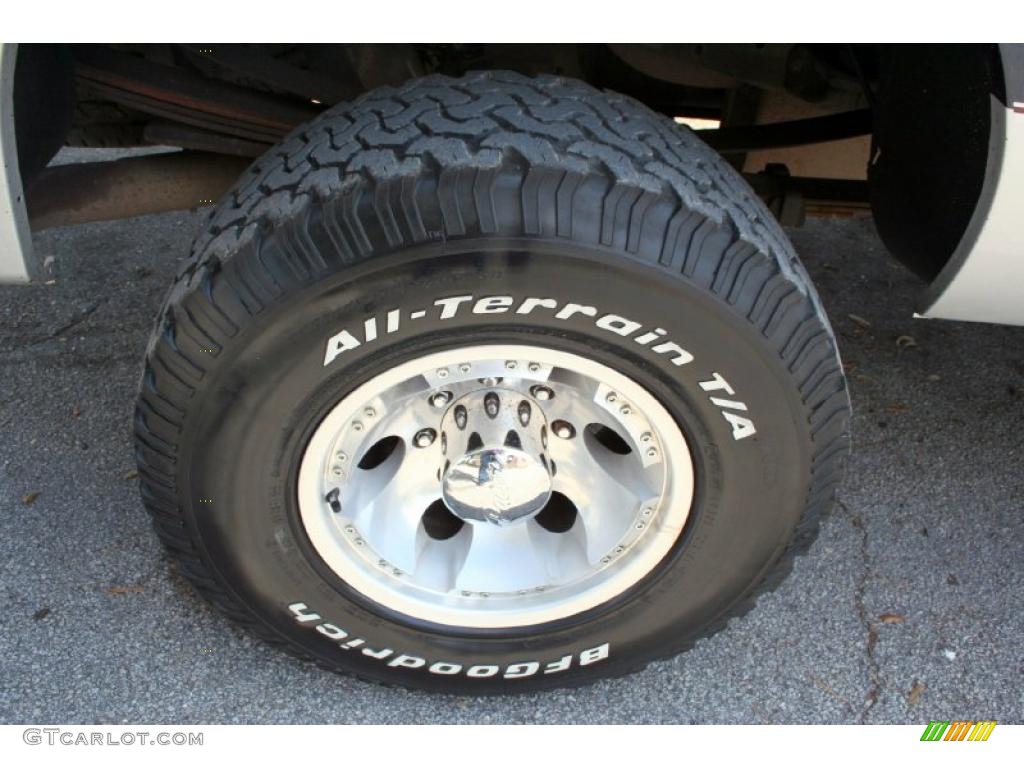 2001 Ford F350 Super Duty XLT SuperCab 4x4 Custom Wheels Photo #47875451