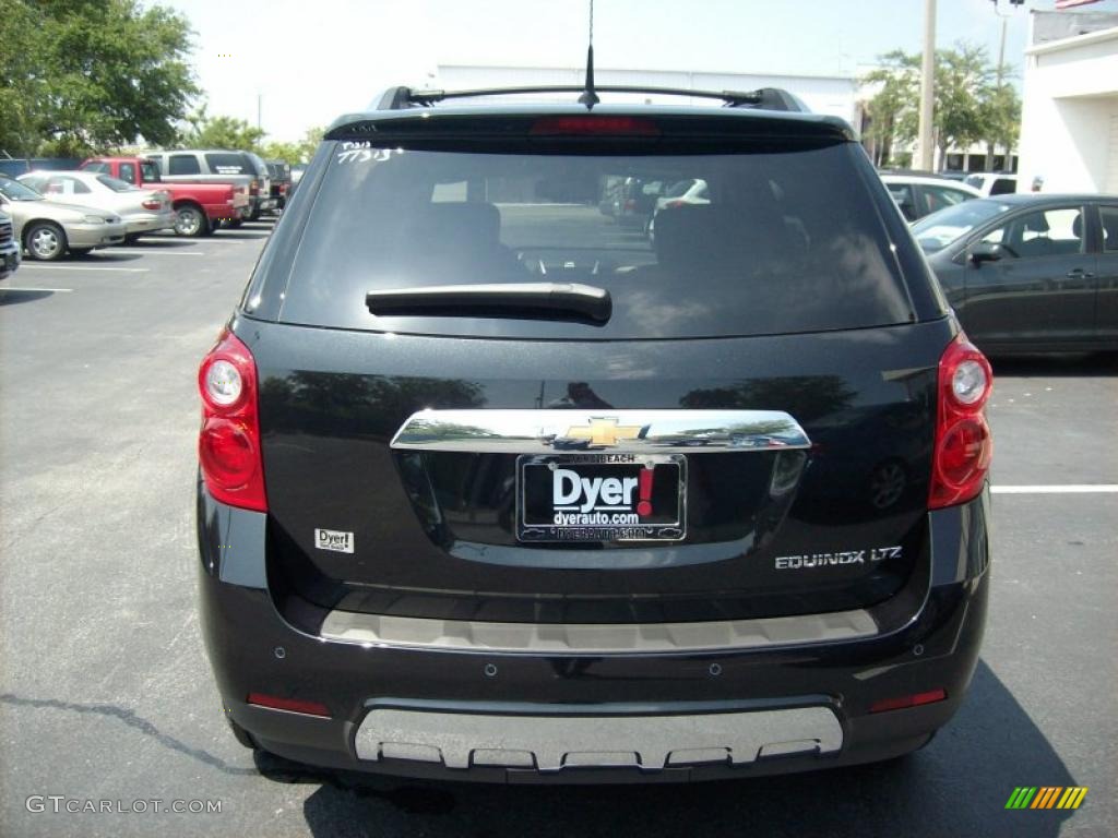 2011 Equinox LTZ - Black Granite Metallic / Light Titanium/Jet Black photo #5