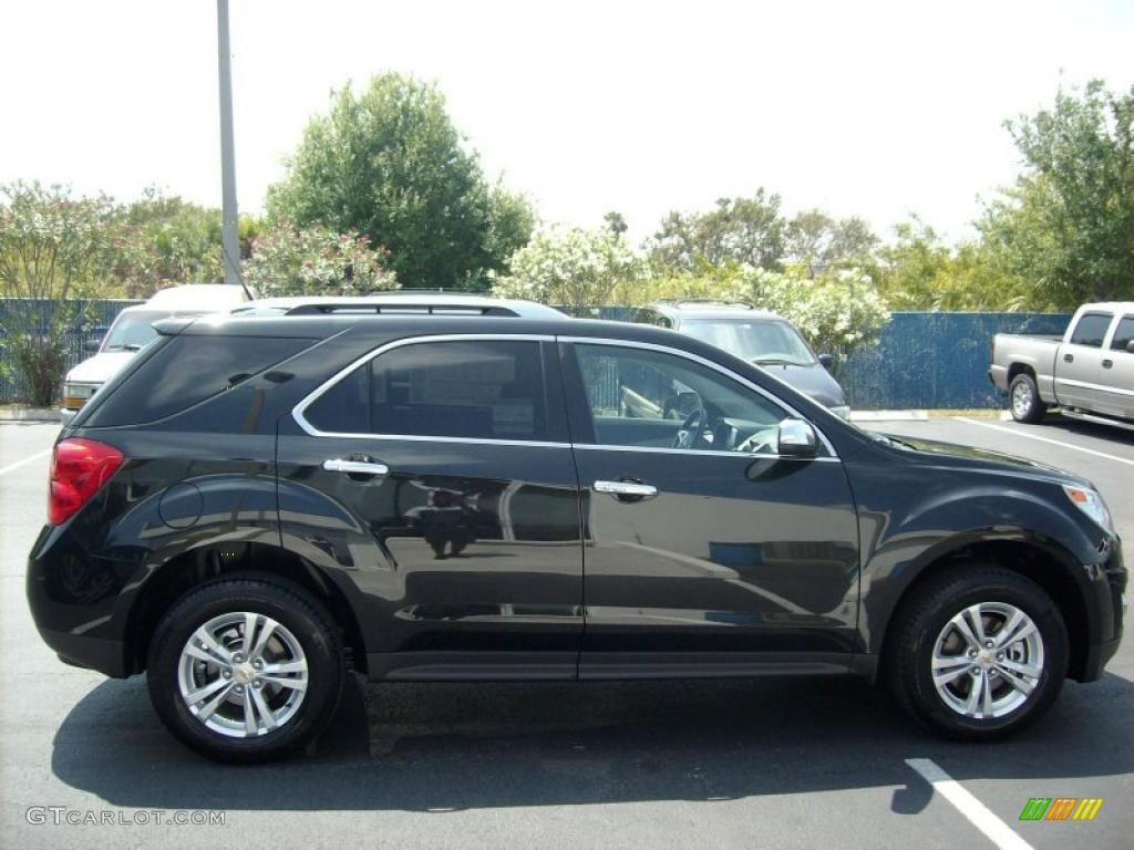 2011 Equinox LTZ - Black Granite Metallic / Light Titanium/Jet Black photo #6