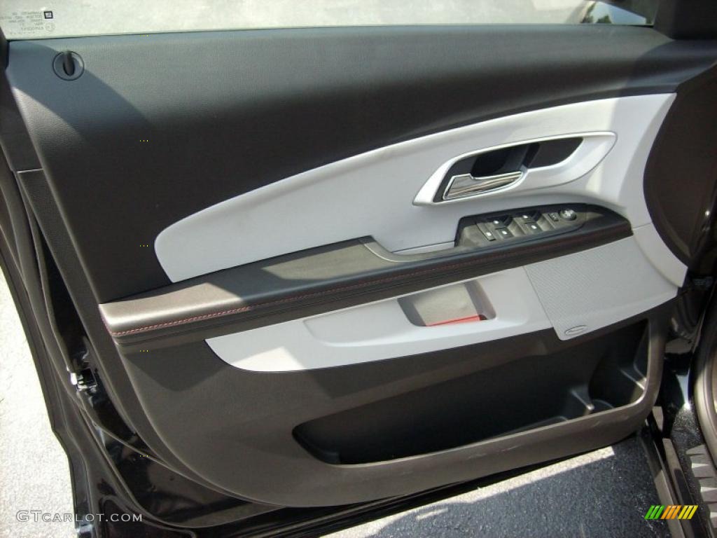 2011 Chevrolet Equinox LTZ Light Titanium/Jet Black Door Panel Photo #47875856