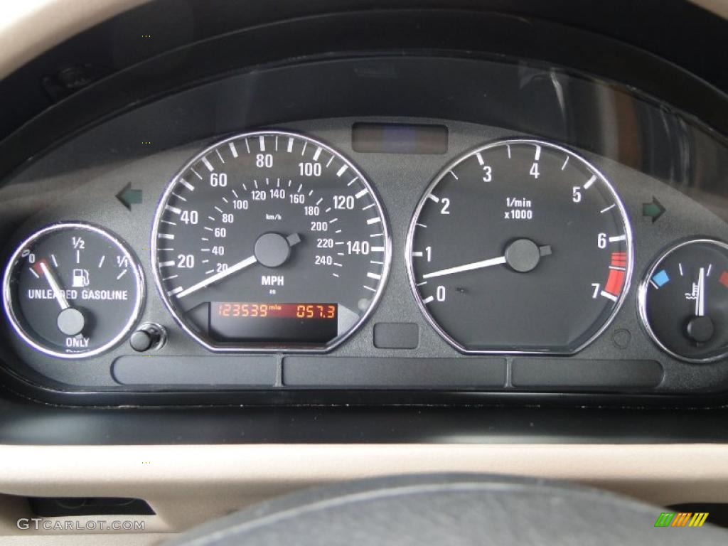 2001 BMW Z3 3.0i Roadster Gauges Photo #47876615