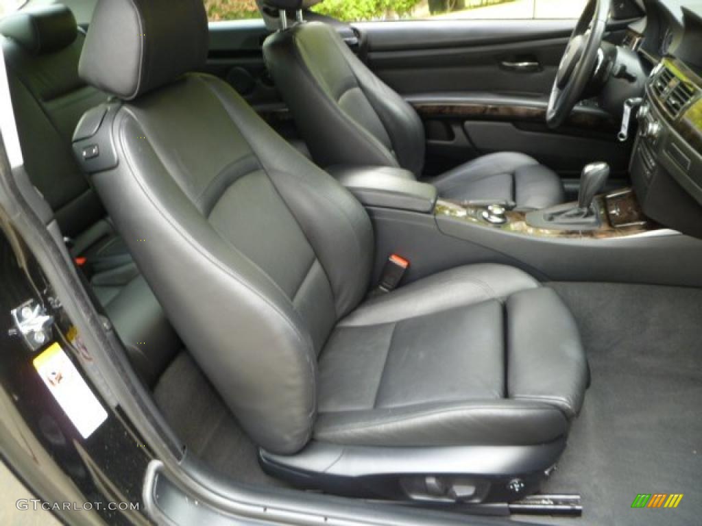 2008 3 Series 335i Coupe - Jet Black / Black photo #18