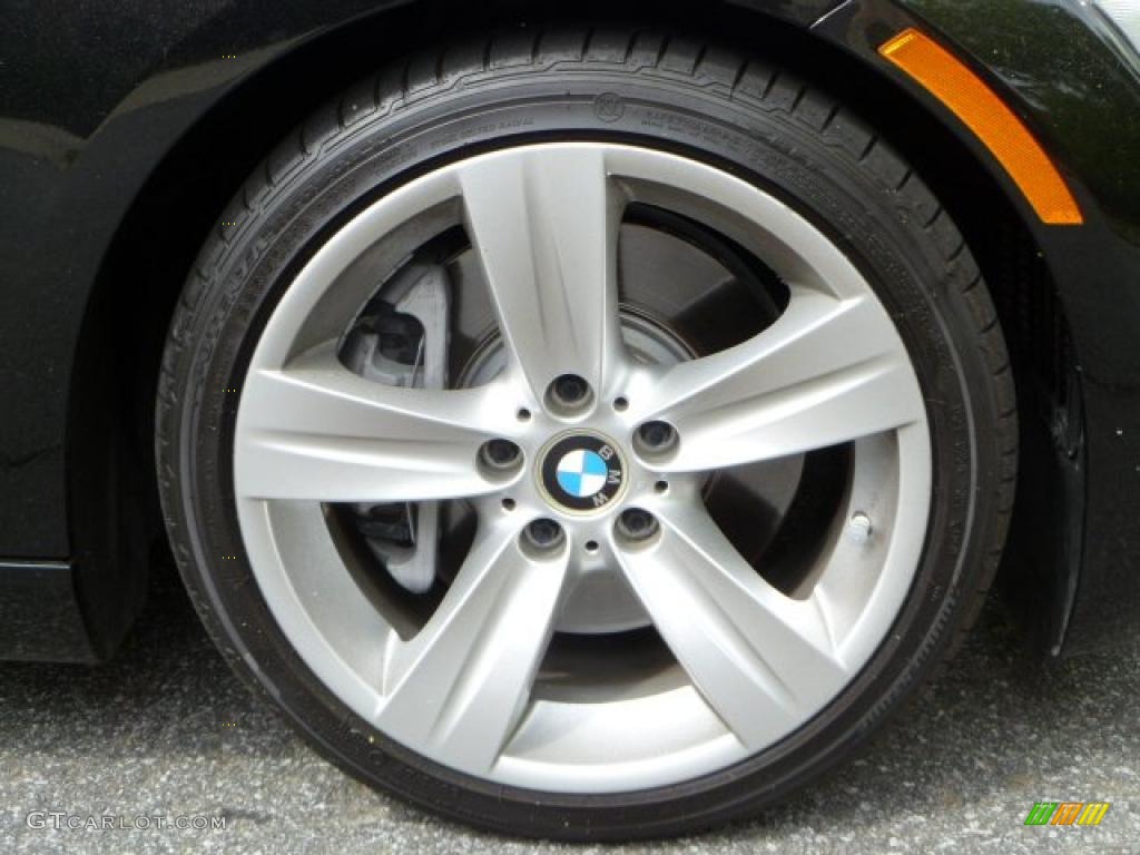 2008 3 Series 335i Coupe - Jet Black / Black photo #25