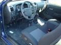 Ebony 2011 Chevrolet Colorado Work Truck Extended Cab Interior Color