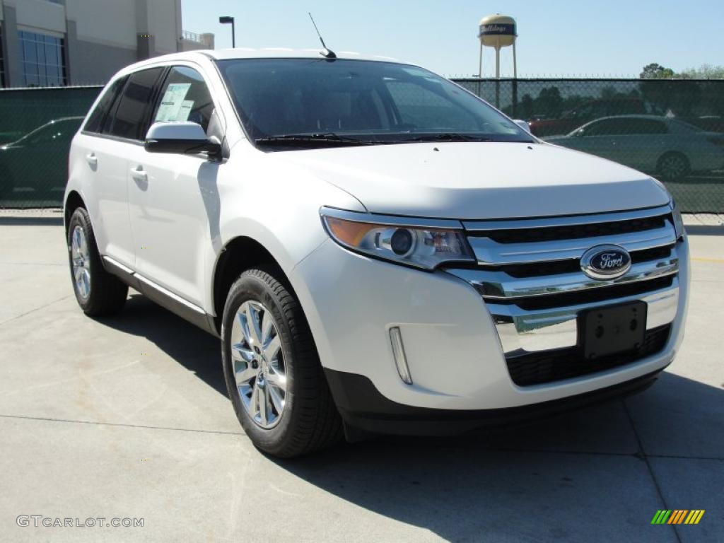 White Platinum Tri-Coat 2011 Ford Edge Limited Exterior Photo #47877533