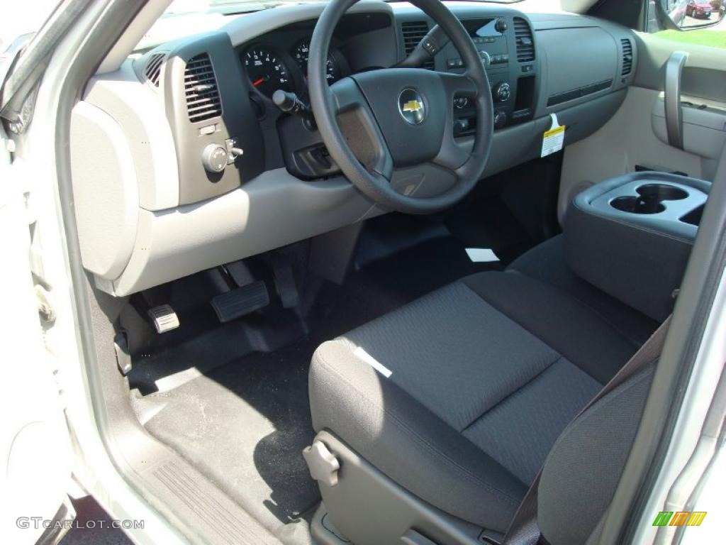 2011 Silverado 1500 Extended Cab - Sheer Silver Metallic / Dark Titanium photo #4