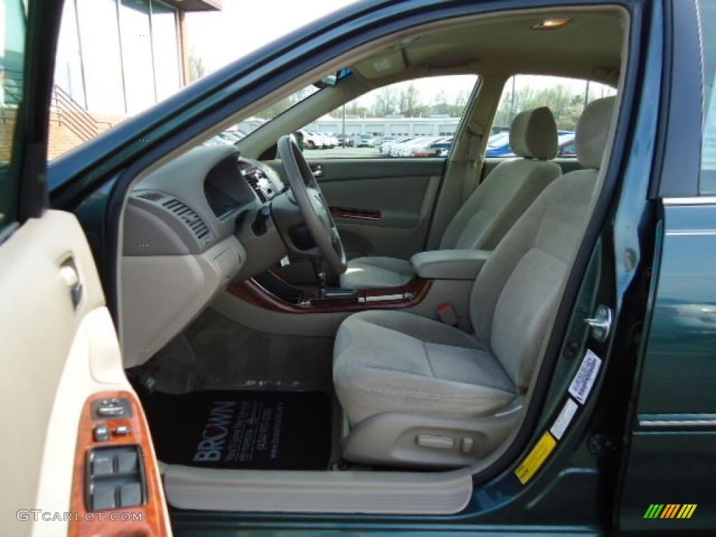 2003 Camry XLE - Aspen Green Pearl / Taupe photo #8