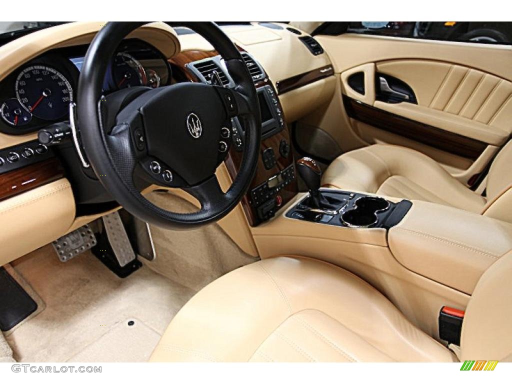 Beige Interior 2007 Maserati Quattroporte Sport GT Photo #47878274