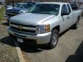 2011 Sheer Silver Metallic Chevrolet Silverado 1500 LS Extended Cab 4x4  photo #1