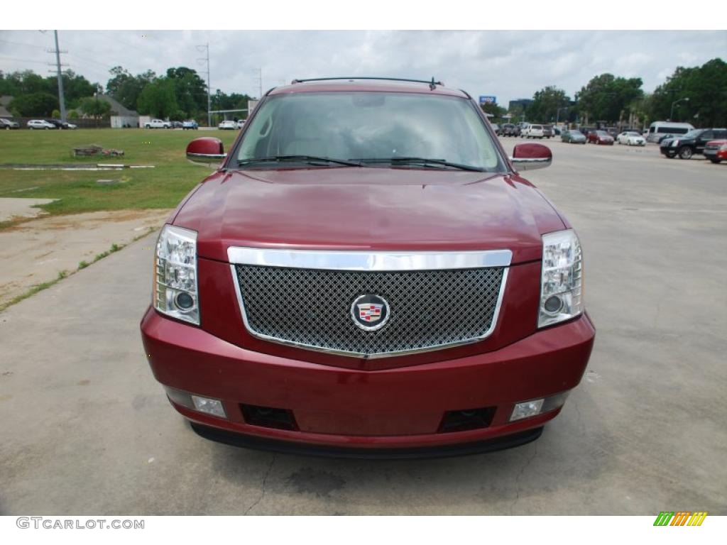 2007 Escalade  - Red-E / Cocoa/Light Cashmere photo #2