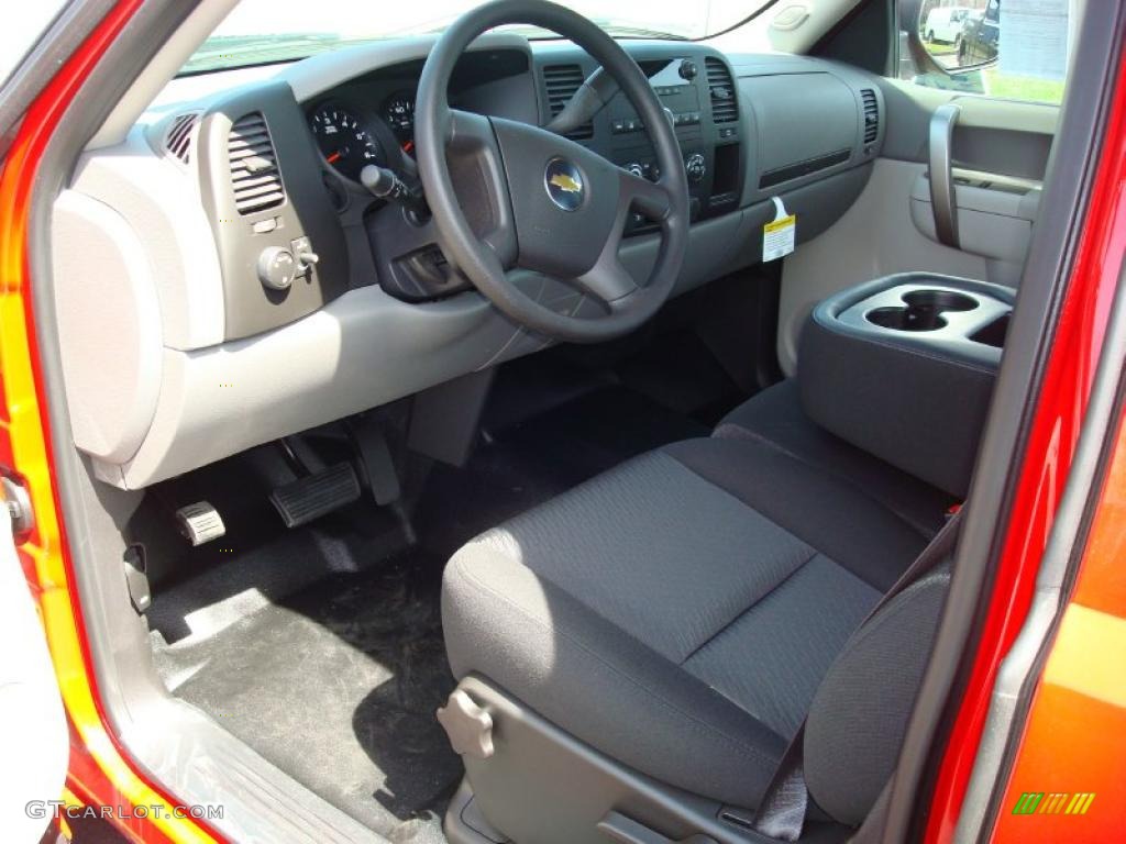 2011 Silverado 1500 Extended Cab - Victory Red / Dark Titanium photo #4