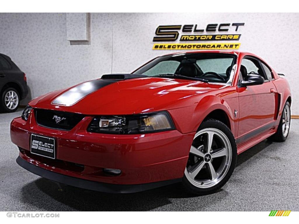 2003 Mustang Mach 1 Coupe - Torch Red / Dark Charcoal photo #1
