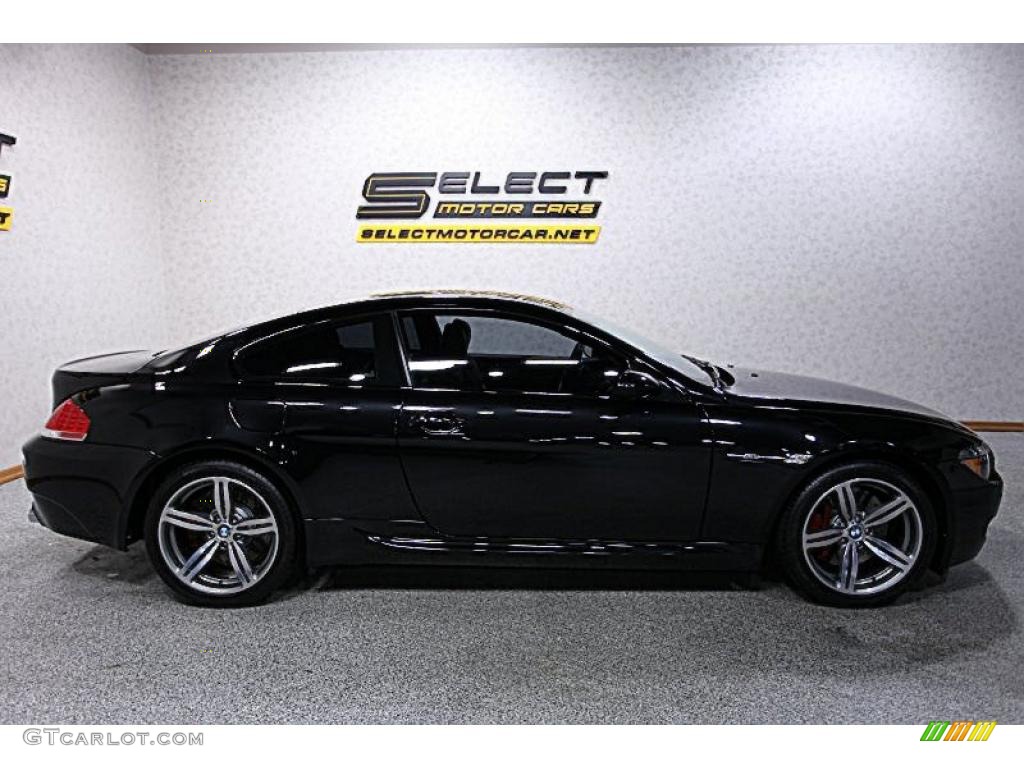 2006 M6 Coupe - Black Sapphire Metallic / Black photo #4