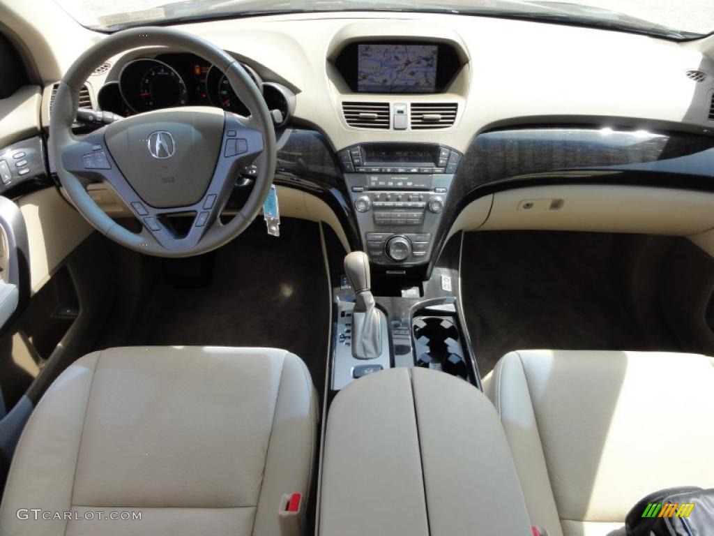 2008 Acura MDX Sport Taupe Dashboard Photo #47879456