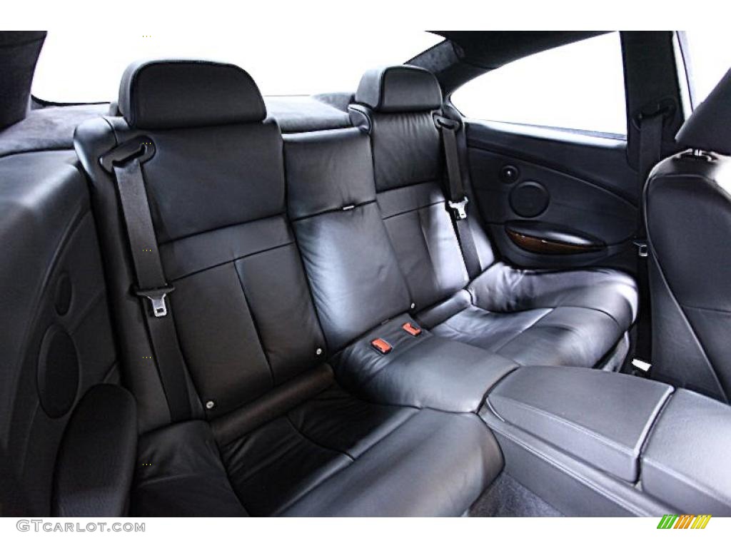 Black Interior 2006 BMW M6 Coupe Photo #47879480