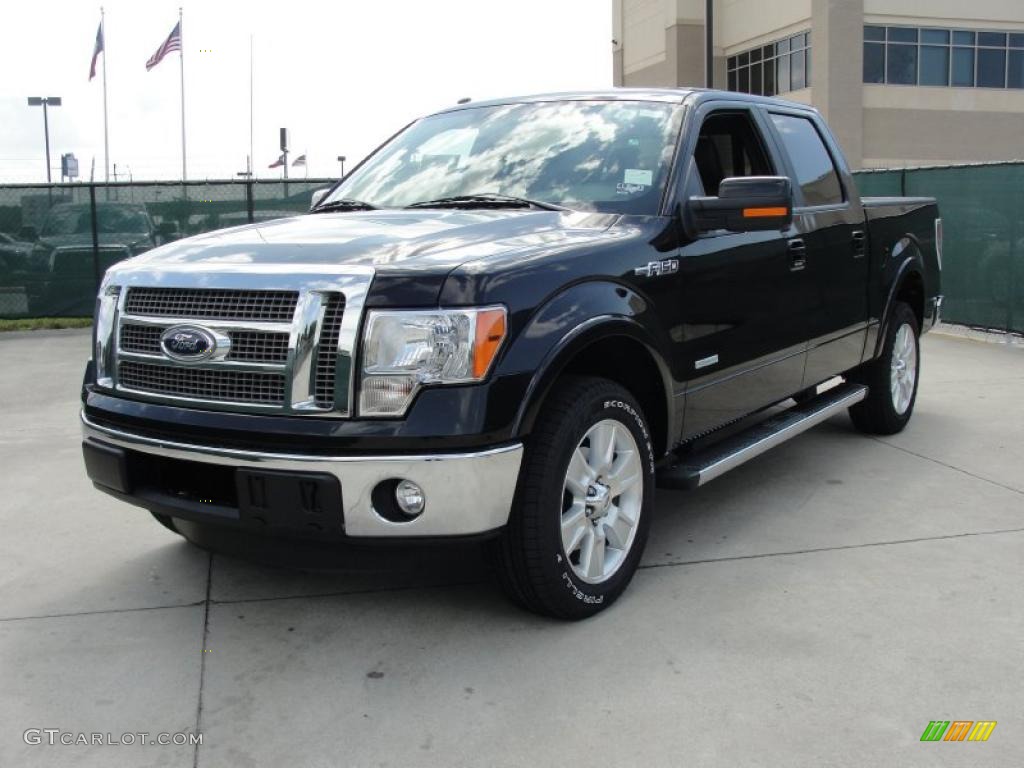 Tuxedo Black Metallic 2011 Ford F150 Lariat SuperCrew Exterior Photo #47880032