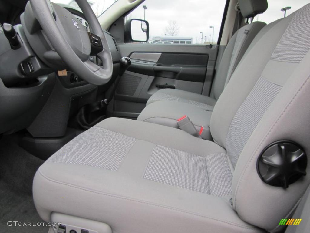 2008 Ram 3500 Big Horn Edition Quad Cab 4x4 Dually - Bright White / Medium Slate Gray photo #10