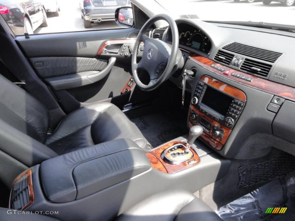 Charcoal Interior 2006 Mercedes-Benz S 500 4Matic Sedan Photo #47881001