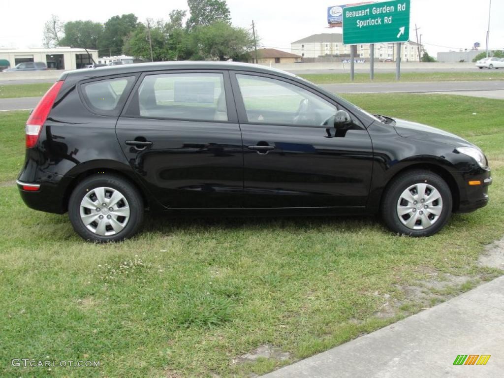 Black Noir Pearl 2011 Hyundai Elantra Touring GLS Exterior Photo #47881160