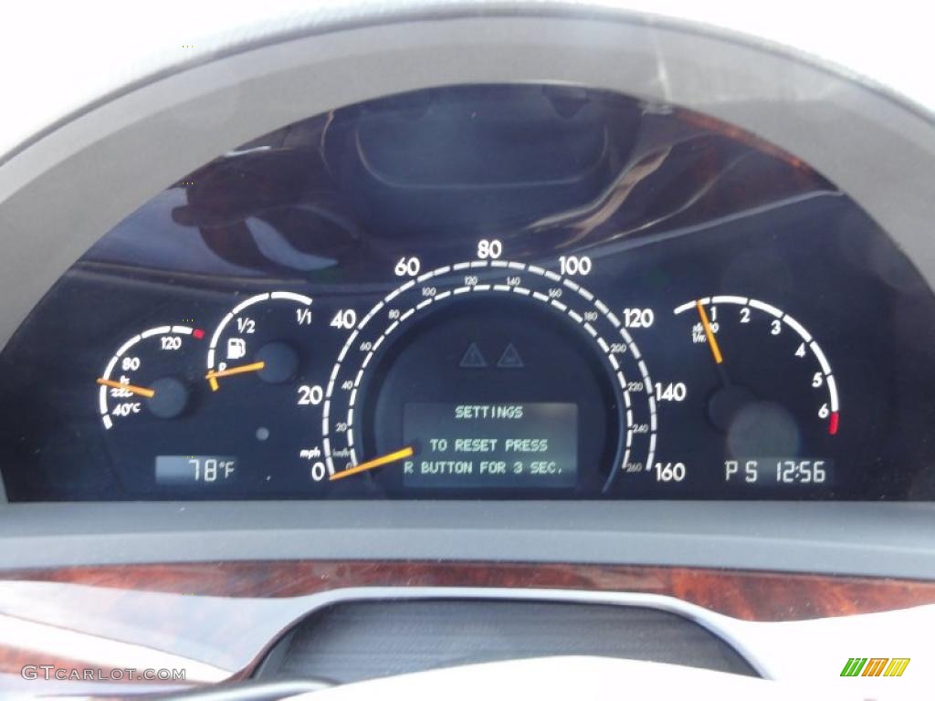 2006 Mercedes-Benz S 500 4Matic Sedan Gauges Photo #47881418