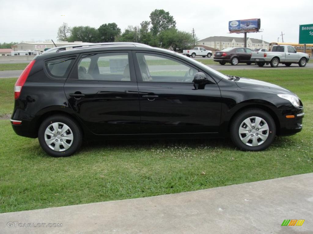 Black Noir Pearl 2011 Hyundai Elantra Touring GLS Exterior Photo #47881721