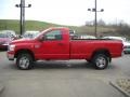 2007 Flame Red Dodge Ram 2500 SLT Regular Cab 4x4  photo #5