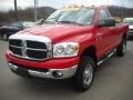 2007 Flame Red Dodge Ram 2500 SLT Regular Cab 4x4  photo #17