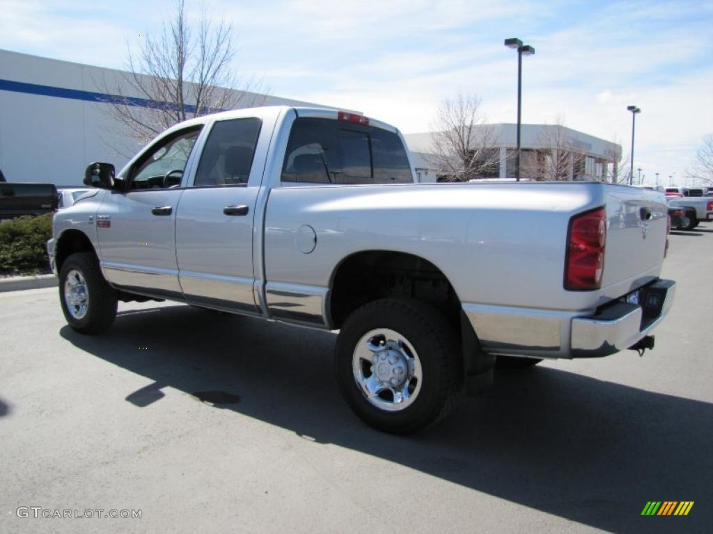 2008 Ram 3500 ST Quad Cab 4x4 - Bright Silver Metallic / Medium Slate Gray photo #8