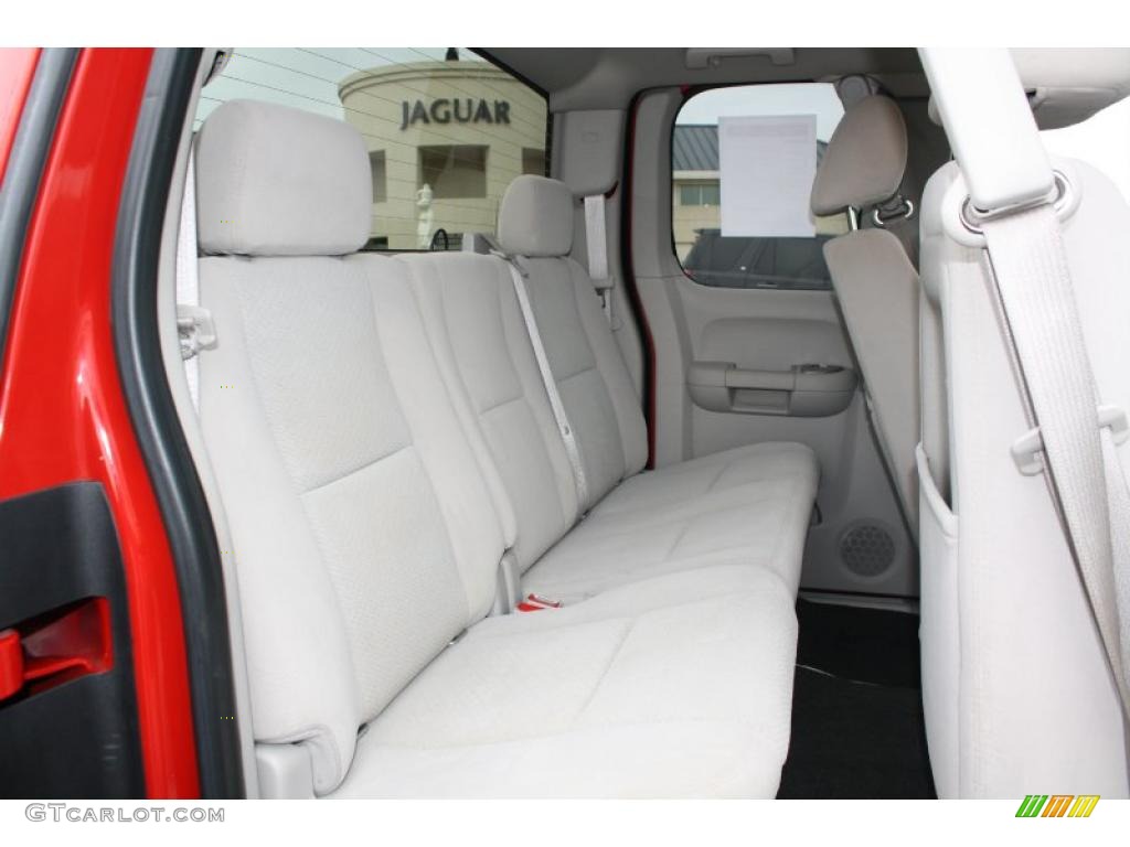 Light Titanium/Ebony Black Interior 2007 Chevrolet Silverado 1500 LT Extended Cab 4x4 Photo #47885258