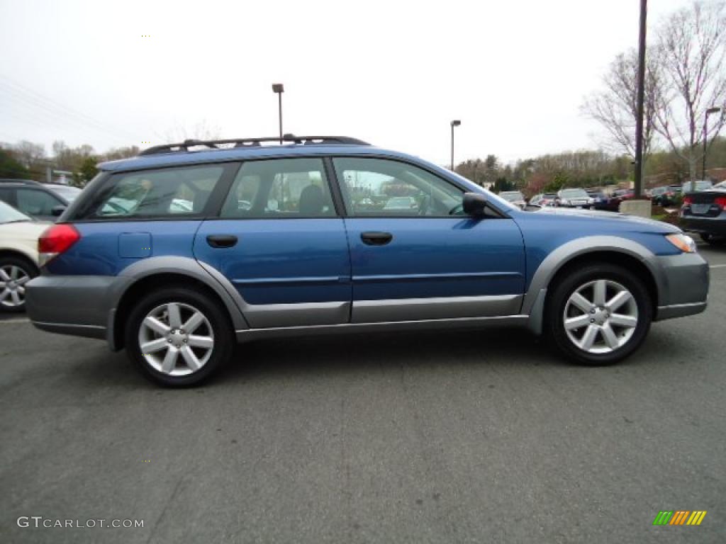 2009 Outback 2.5i Special Edition Wagon - Newport Blue Pearl / Off Black photo #5