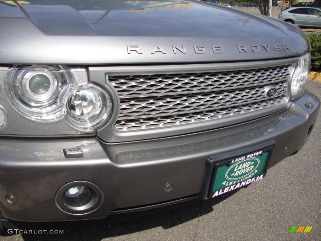 2007 Range Rover Supercharged - Stornoway Grey Metallic / Jet Black photo #11