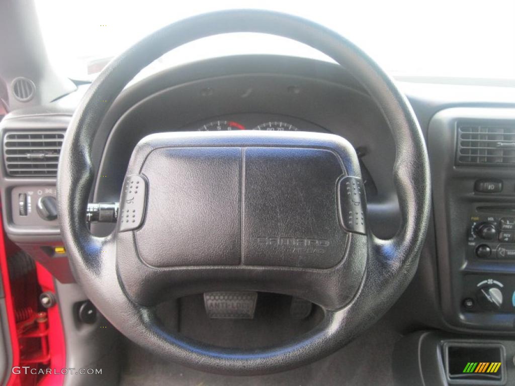 1998 Chevrolet Camaro Coupe Red Accent Steering Wheel Photo #47887760