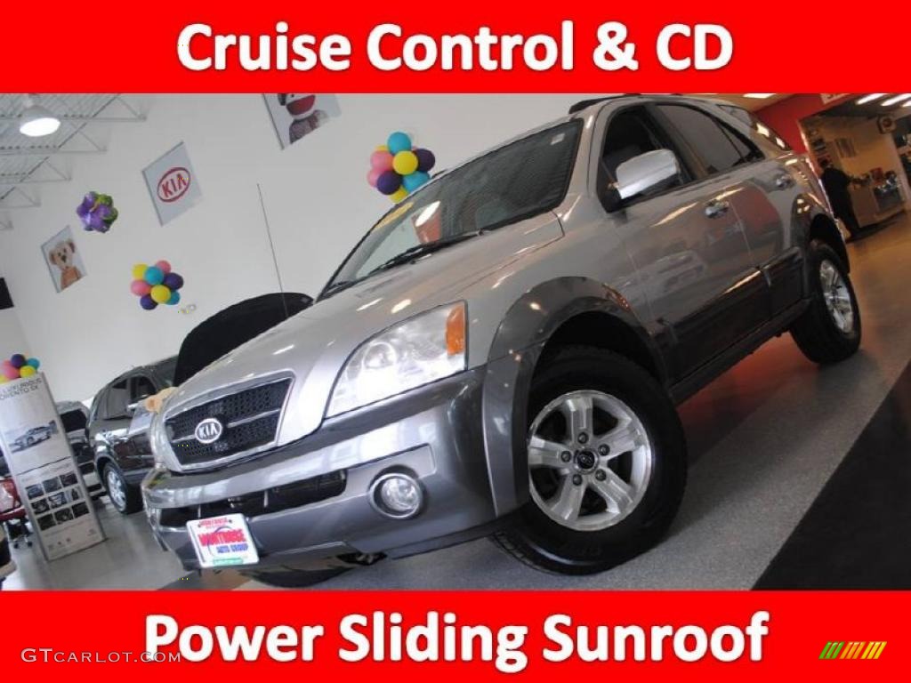 2004 Sorento LX - Diamond Silver Metallic / Gray photo #1