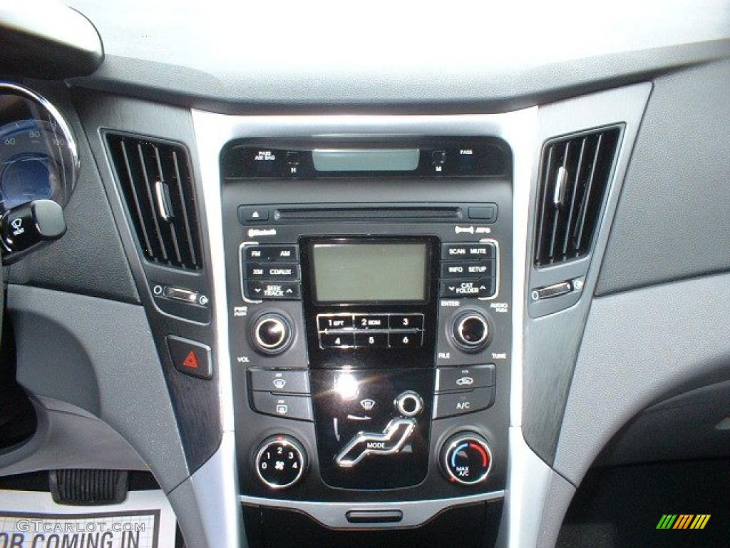 2011 Sonata GLS - Midnight Black / Gray photo #12