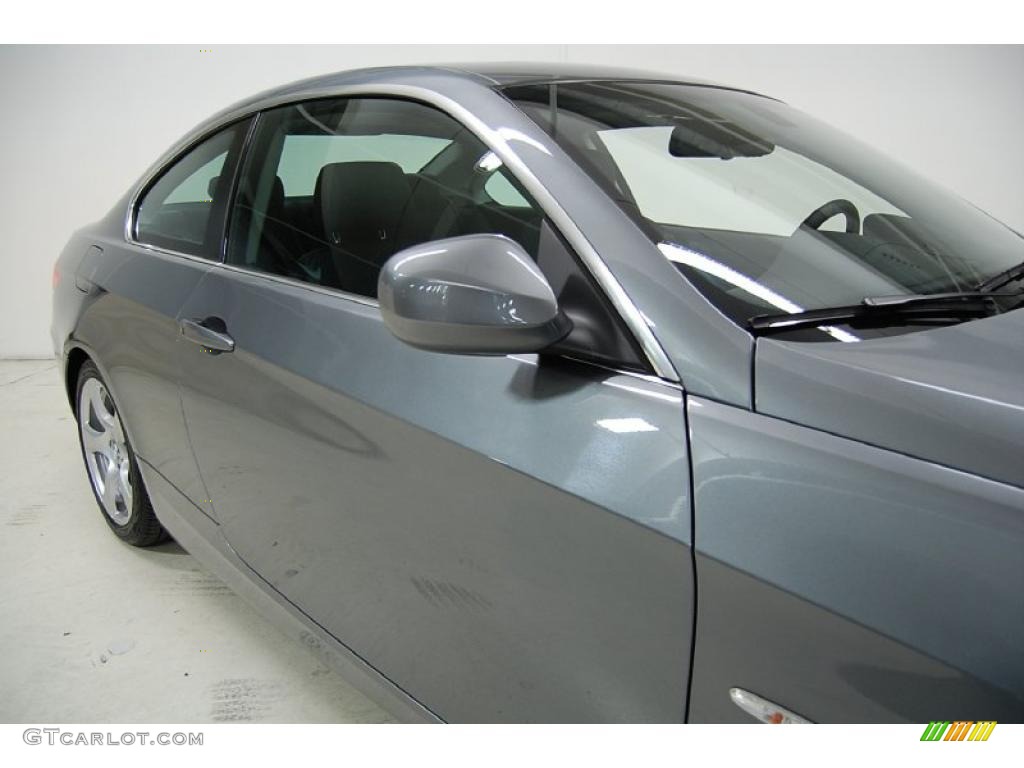 2010 3 Series 328i Coupe - Space Gray Metallic / Black photo #4
