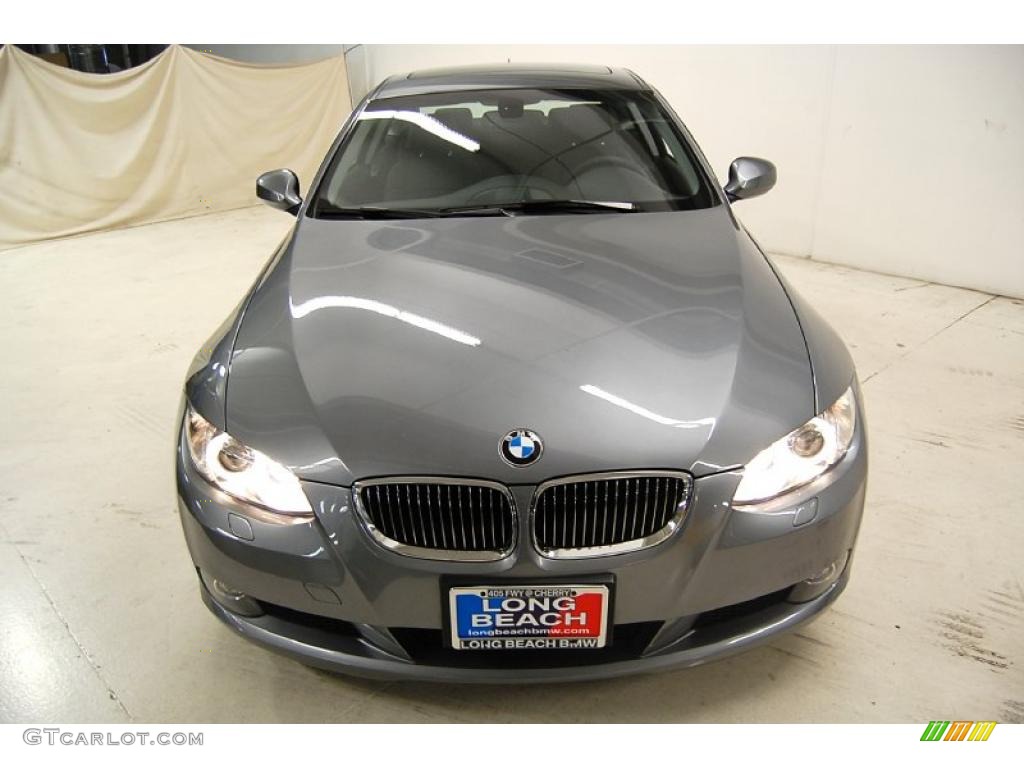 2010 3 Series 328i Coupe - Space Gray Metallic / Black photo #5