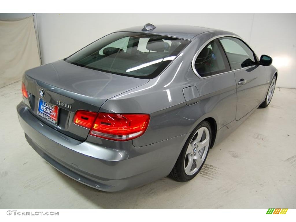 2010 3 Series 328i Coupe - Space Gray Metallic / Black photo #6