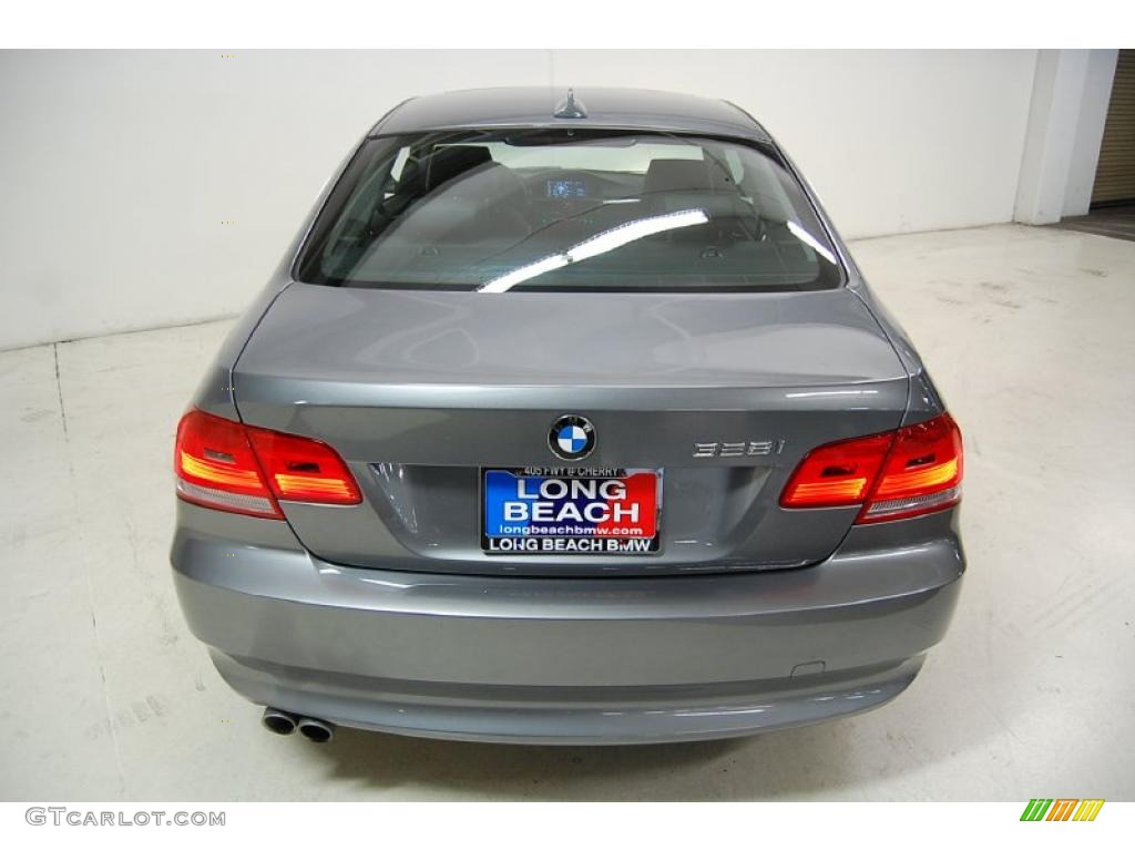 2010 3 Series 328i Coupe - Space Gray Metallic / Black photo #7